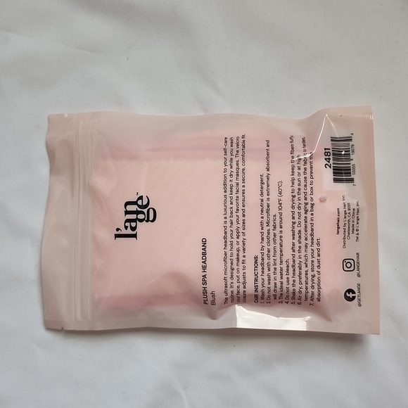 NWT L'ange Plush Spa Headband - Picture 2 of 4